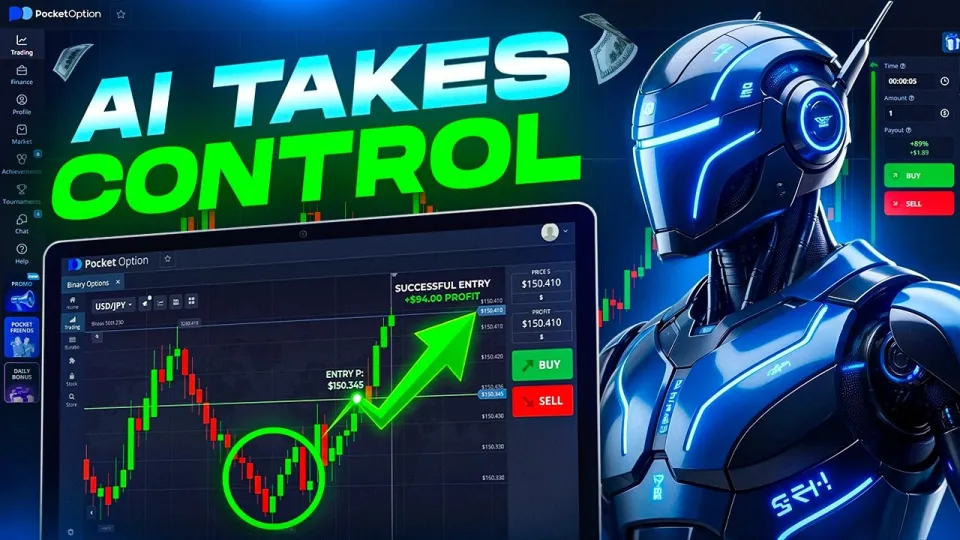 Binary Options AI TRADING BOT | Pocket Option AI ROBOT | AI Trading Strategy 2026 #aibot
